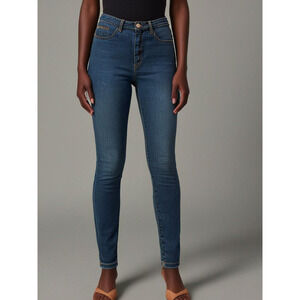 Women's Super High Rise Skinny Jeans - Universal Thread Dark Wash Size 4/27R